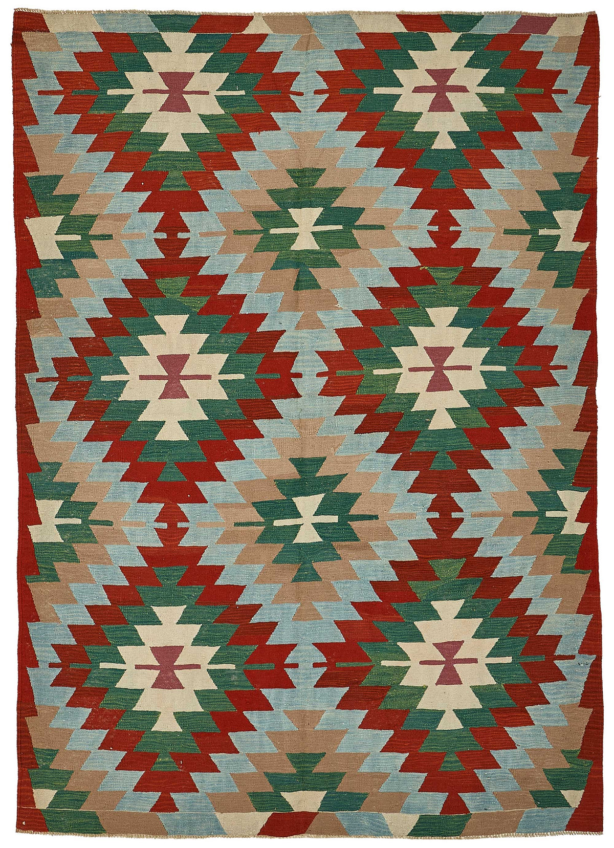 6x9 Handwoven Turkish Kilim Rug - 50623