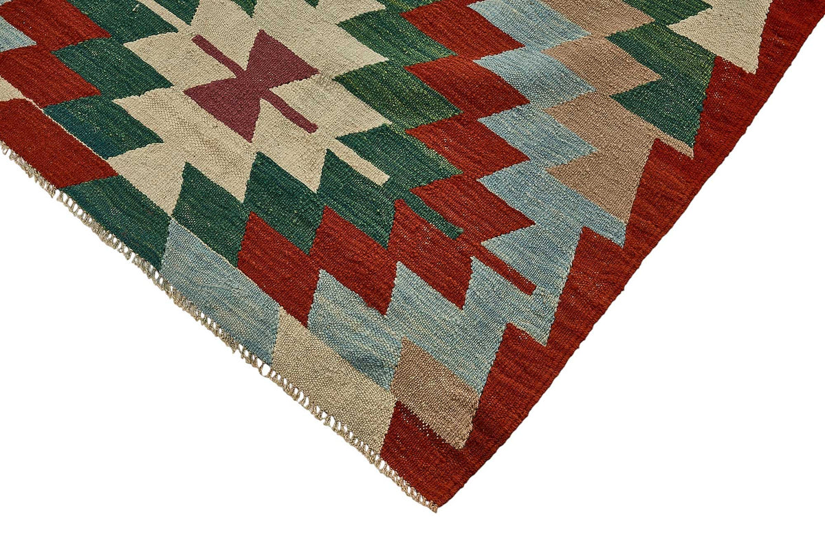 6x9 Handwoven Turkish Kilim Rug - 50623