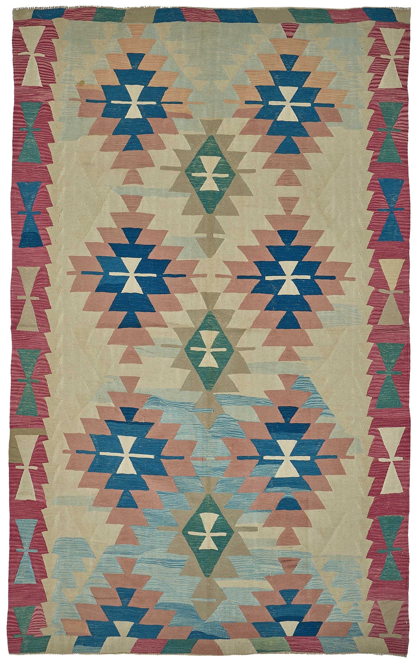 6x11 Handwoven Turkish Kilim Rug - 50624