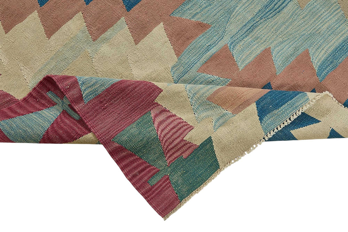 6x11 Handwoven Turkish Kilim Rug - 50624
