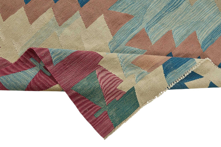 6x11 Handwoven Turkish Kilim Rug - 50624