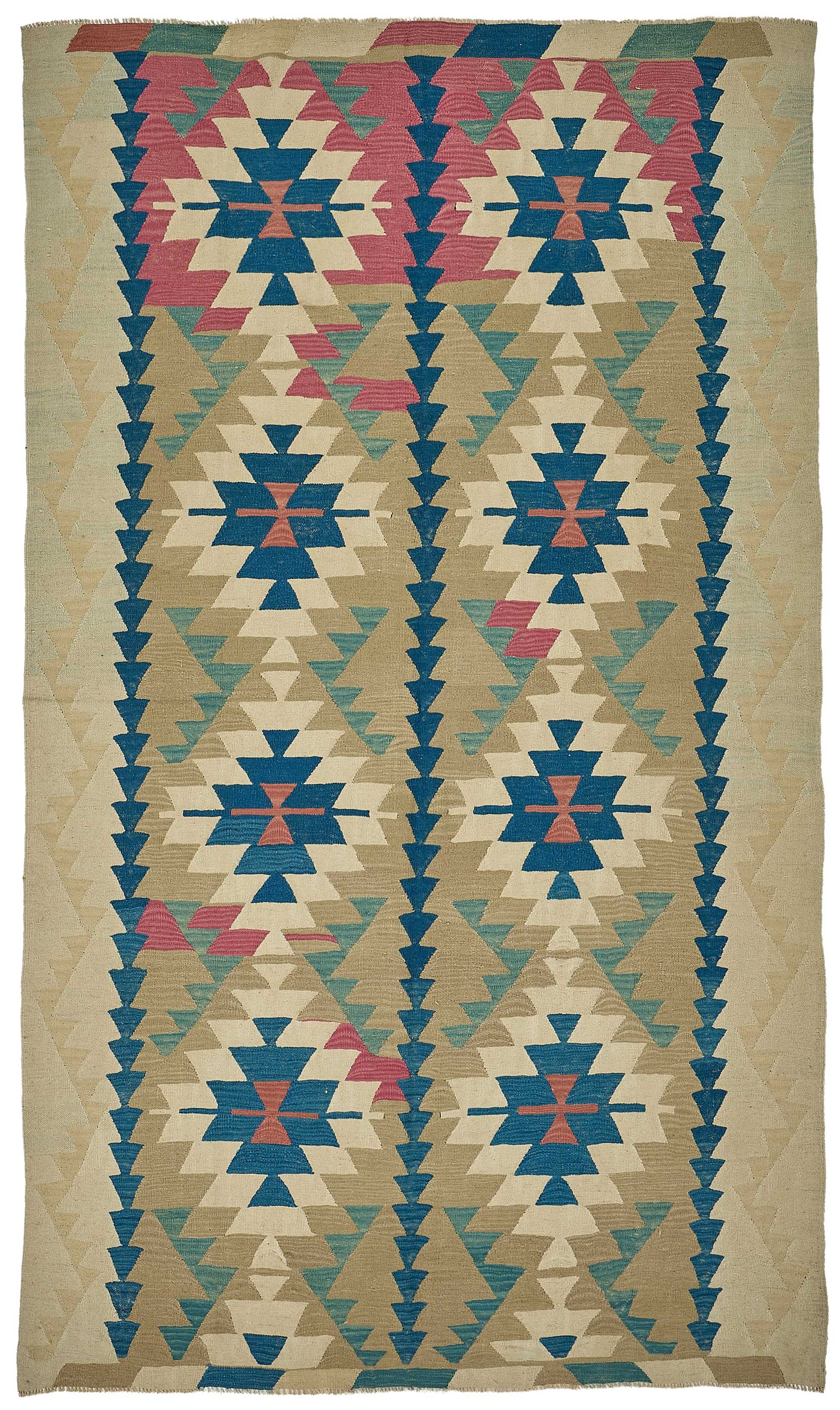 6x10 Handwoven Turkish Kilim Rug - 50625