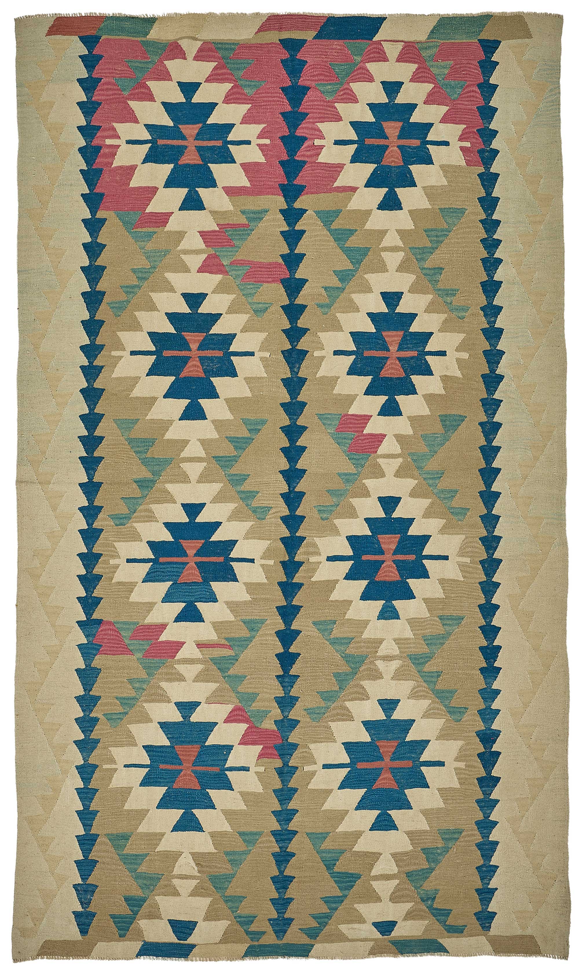 6x10 Handwoven Turkish Kilim Rug - 50625