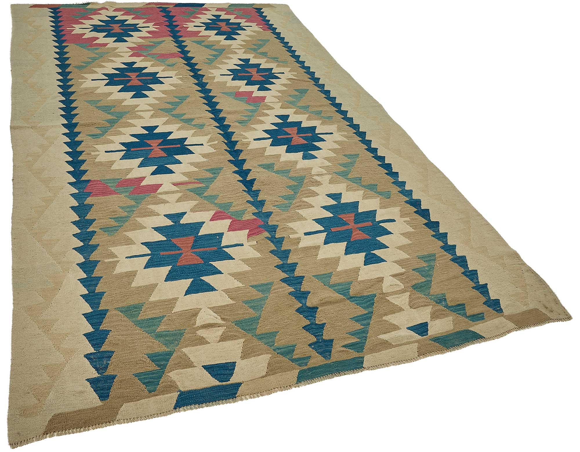 6x10 Handwoven Turkish Kilim Rug - 50625