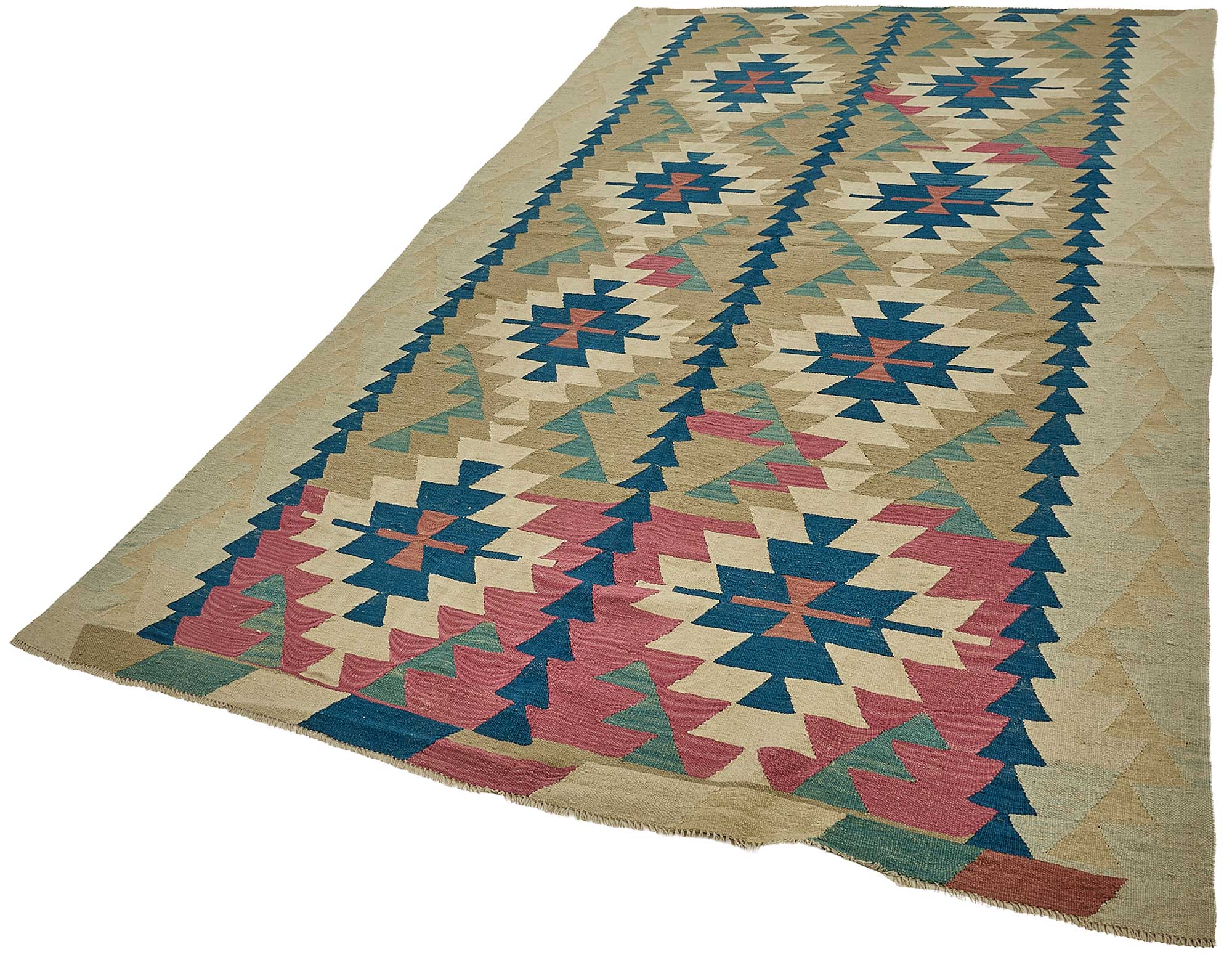 6x10 Handwoven Turkish Kilim Rug - 50625