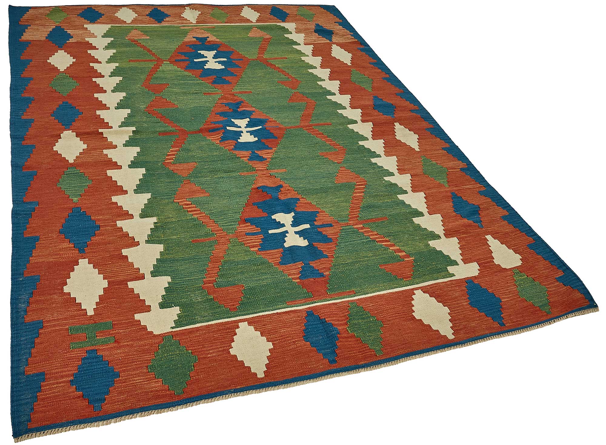 6x8 Handwoven Turkish Kilim Rug - 50626