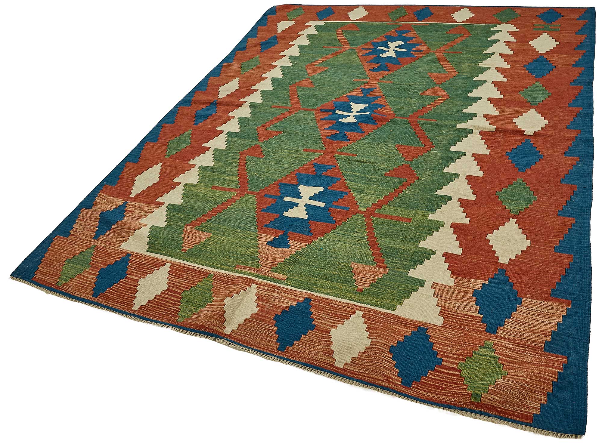 6x8 Handwoven Turkish Kilim Rug - 50626