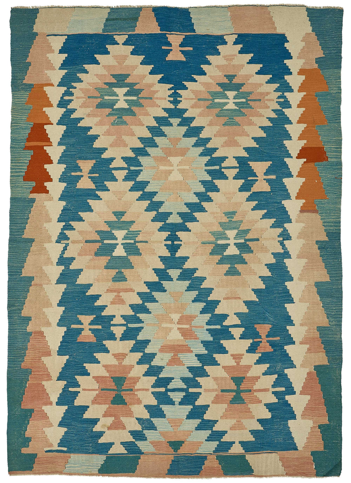 6x9 Handwoven Turkish Kilim Rug - 50628