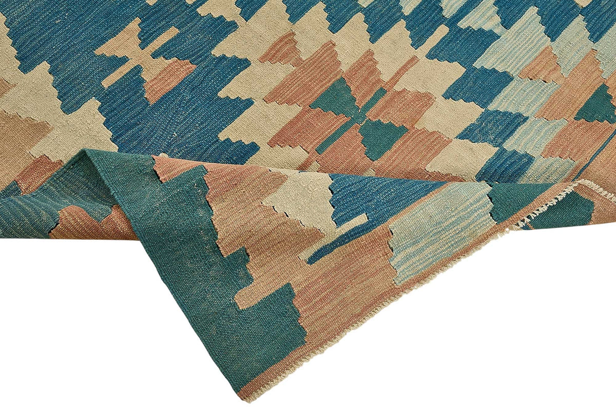 6x9 Handwoven Turkish Kilim Rug - 50628