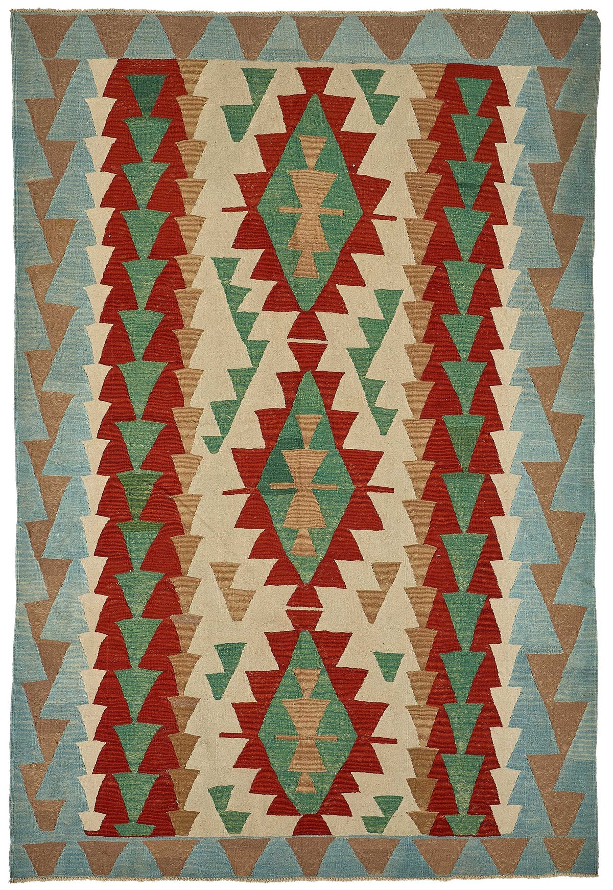 6x9 Handwoven Turkish Kilim Rug - 50629