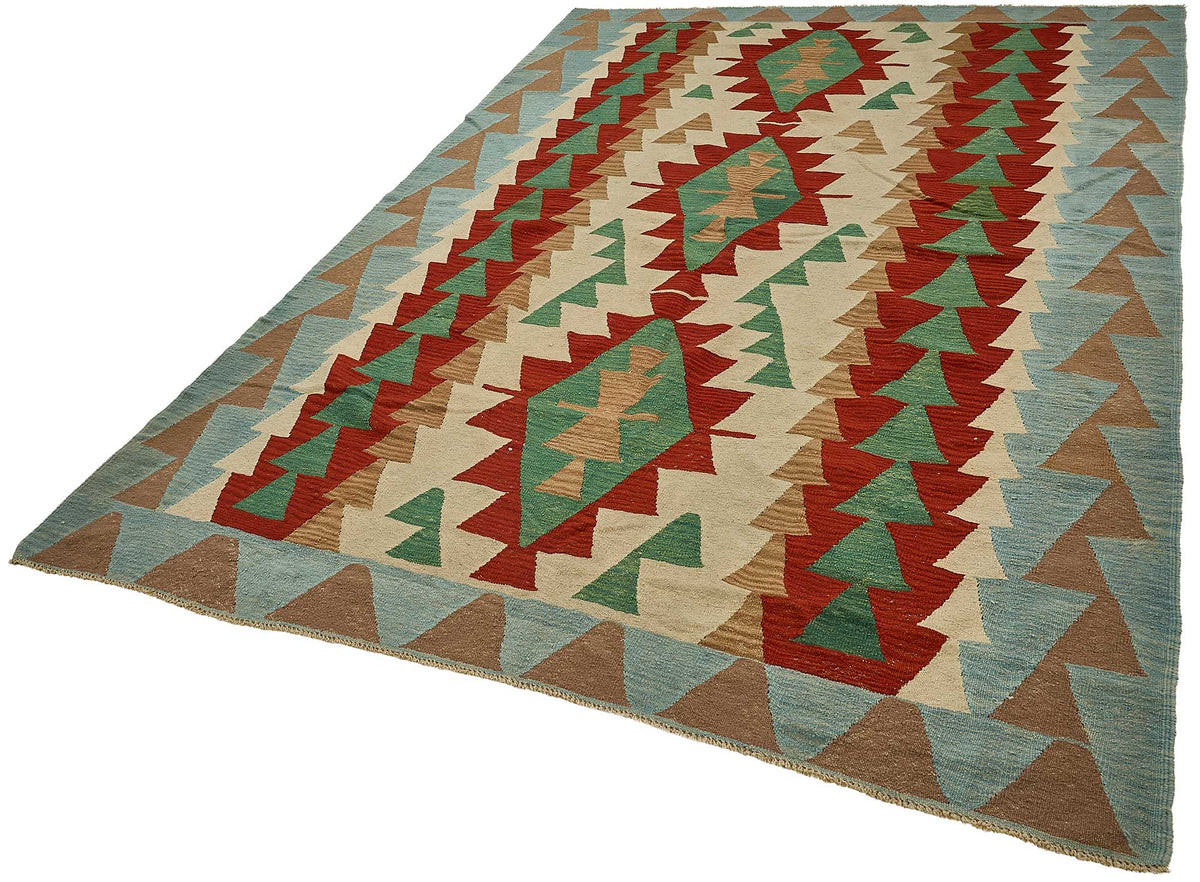 6x9 Handwoven Turkish Kilim Rug - 50629