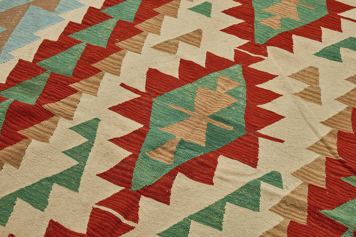 6x9 Handwoven Turkish Kilim Rug - 50629