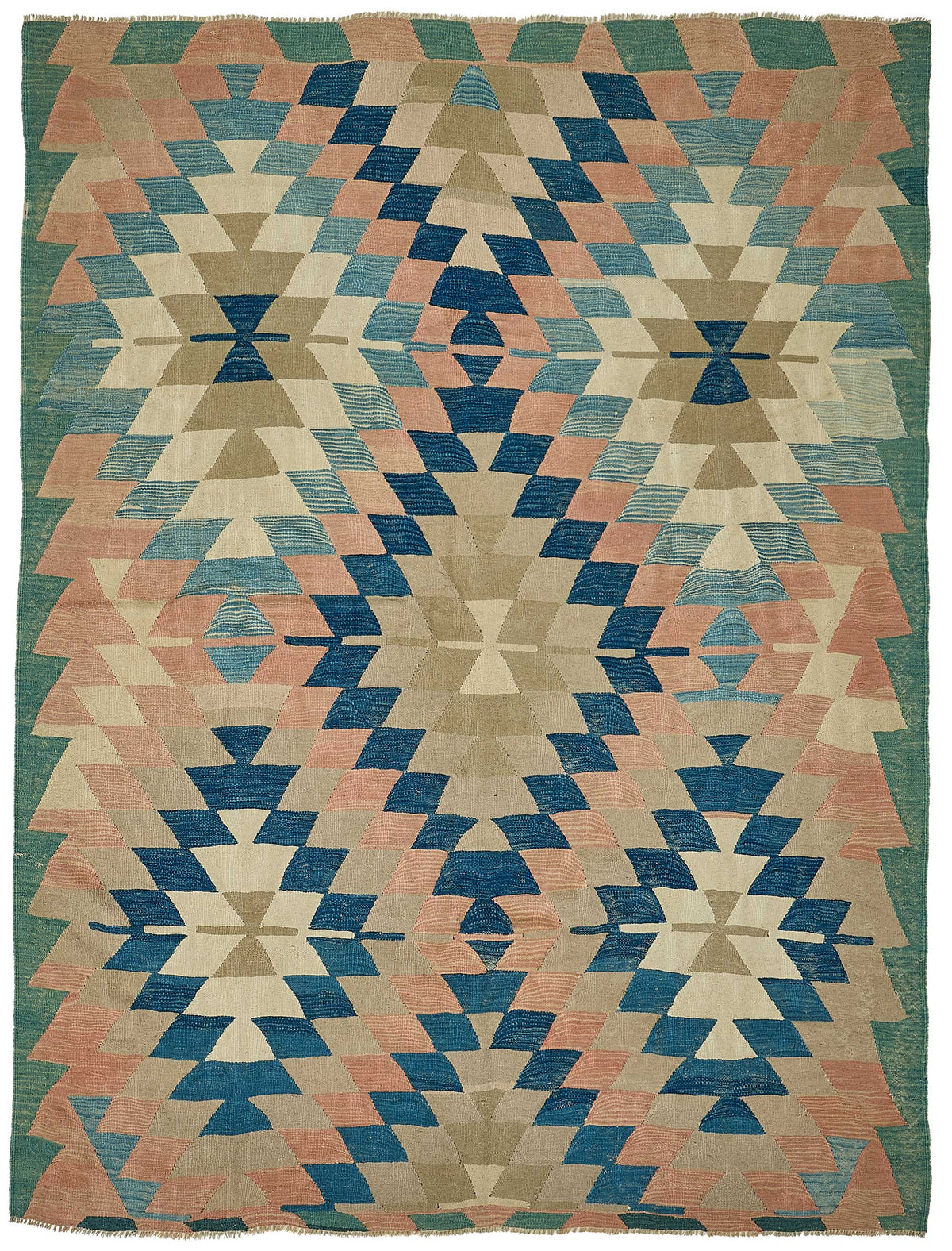 7x9 Handwoven Turkish Kilim Rug - 50630