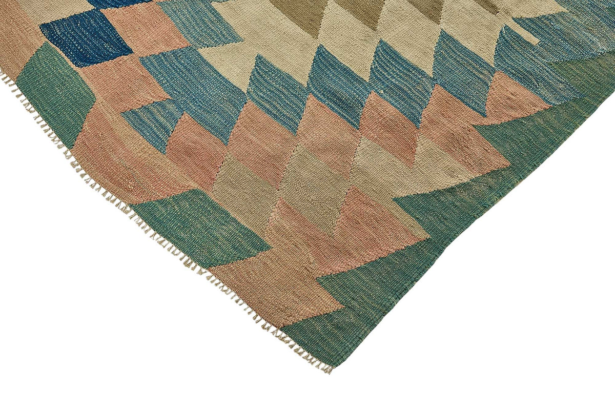7x9 Handwoven Turkish Kilim Rug - 50630