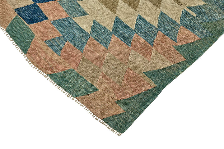 7x9 Handwoven Turkish Kilim Rug - 50630