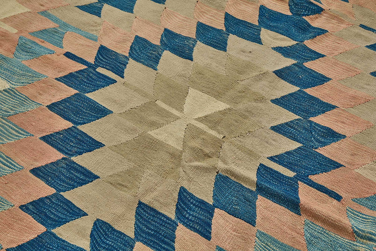 7x9 Handwoven Turkish Kilim Rug - 50630