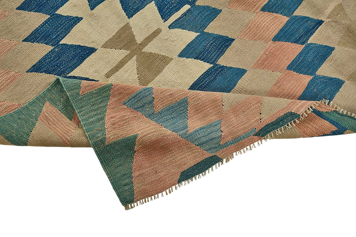 7x9 Handwoven Turkish Kilim Rug - 50630