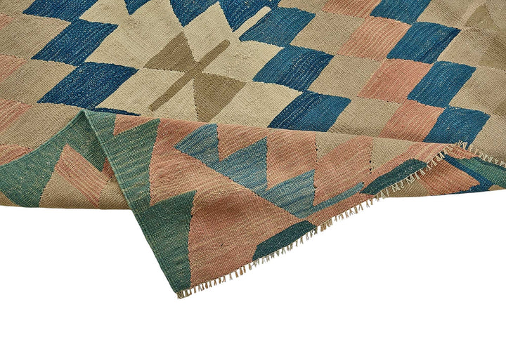 7x9 Handwoven Turkish Kilim Rug - 50630