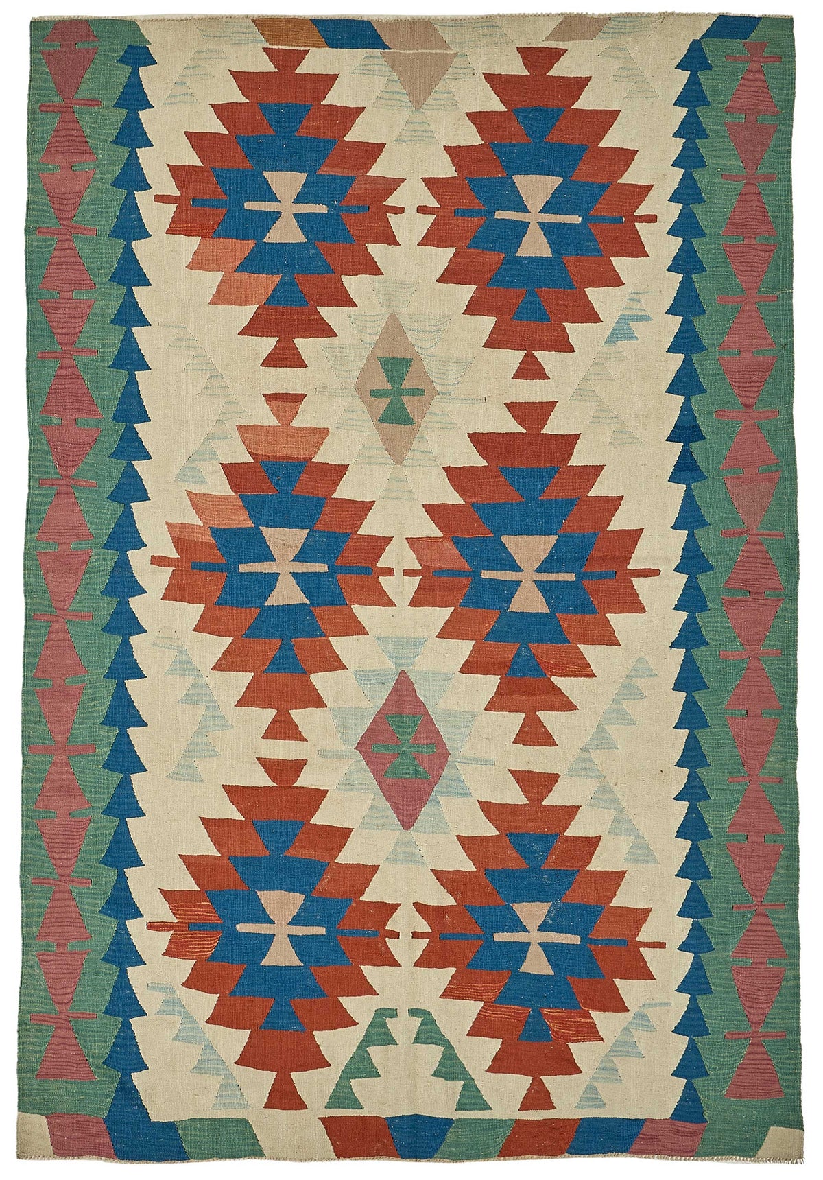 6x9 Handwoven Turkish Kilim Rug - 50631