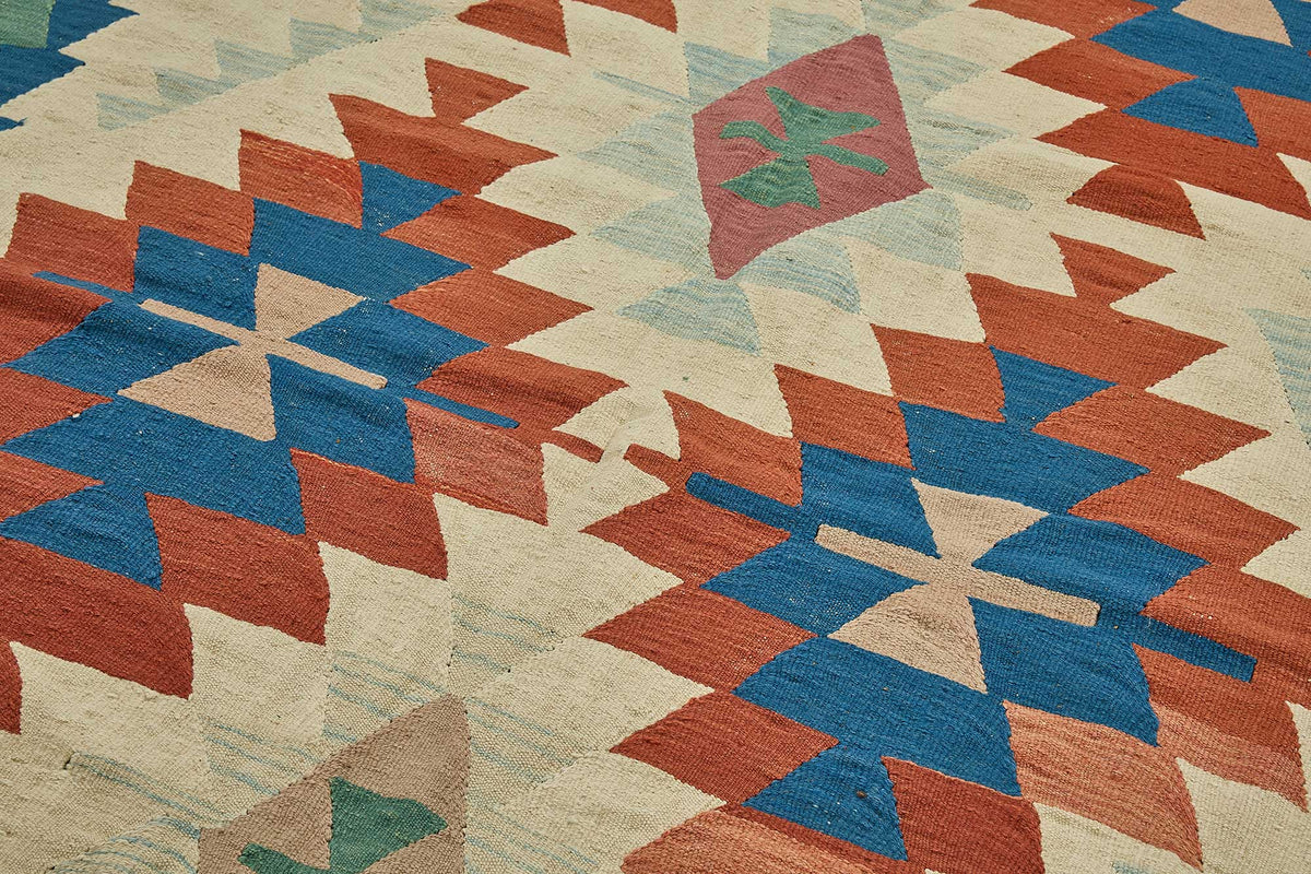6x9 Handwoven Turkish Kilim Rug - 50631