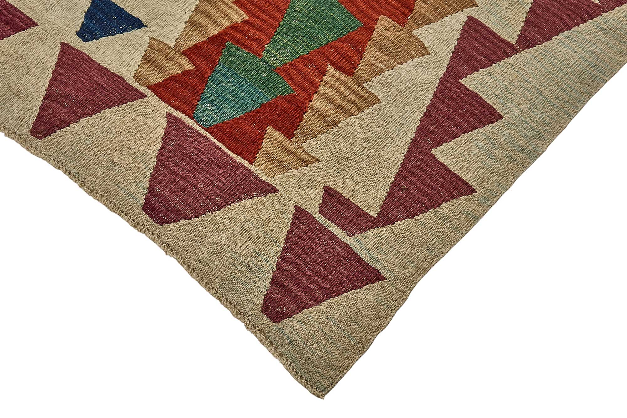 6x10 Handwoven Turkish Kilim Rug - 50632