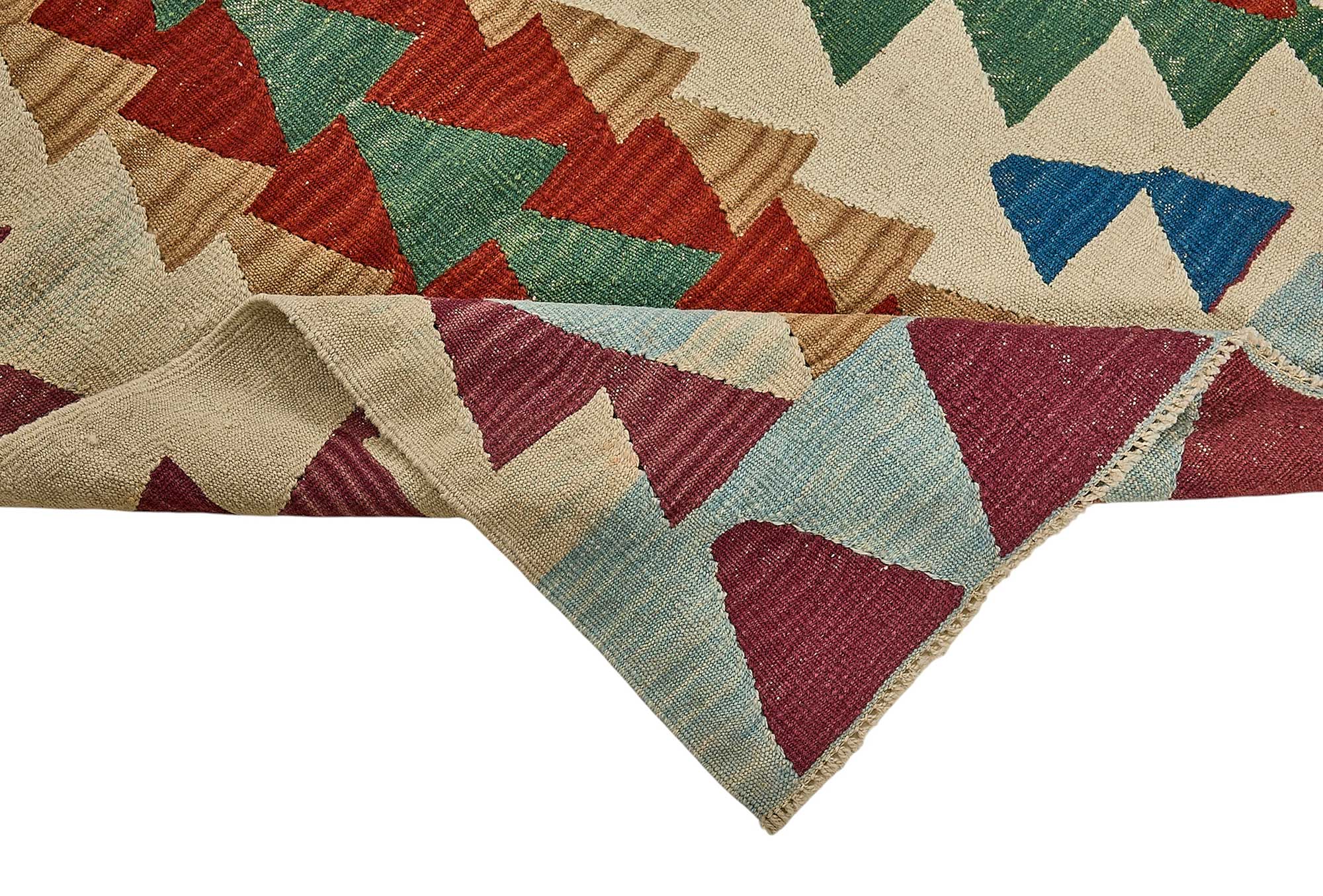 6x10 Handwoven Turkish Kilim Rug - 50632