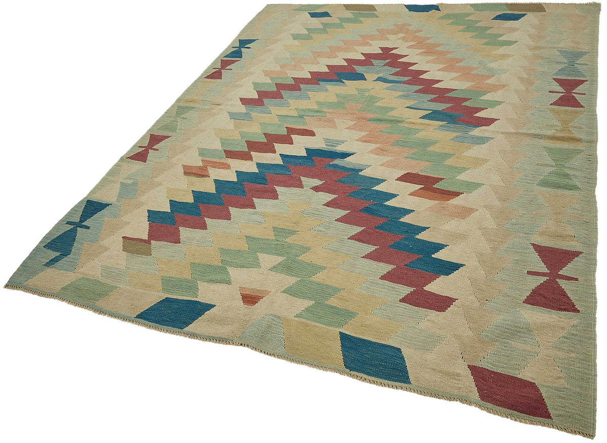 6x8 Handwoven Turkish Kilim Rug - 50633