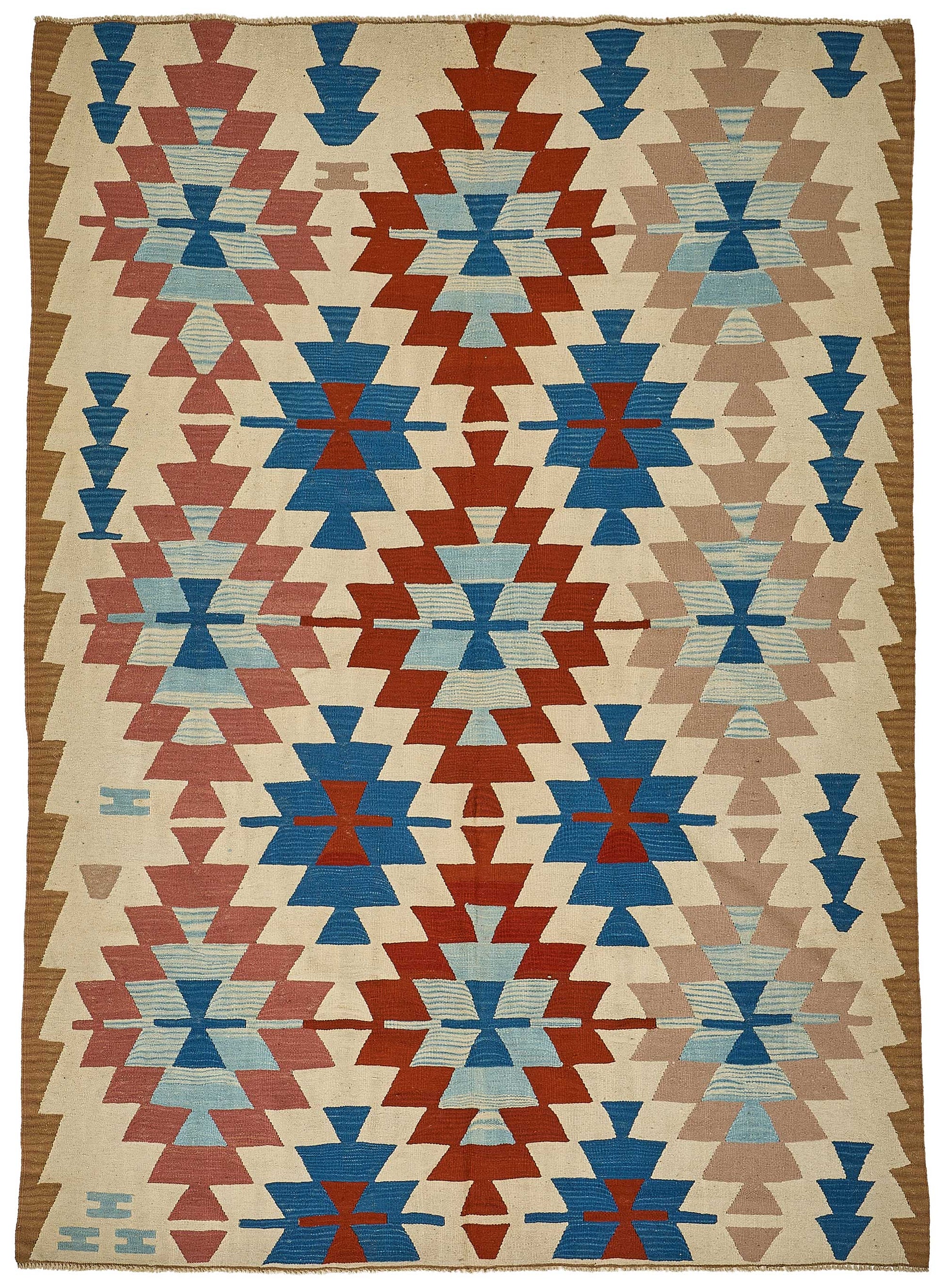 6x9 Handwoven Turkish Kilim Rug - 50634