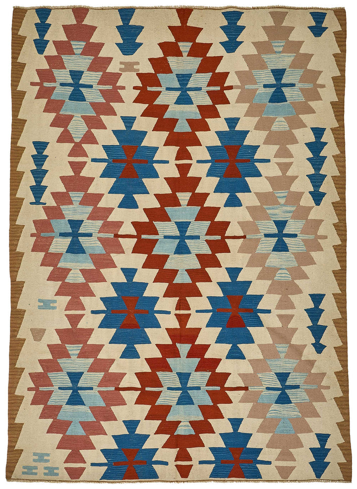 6x9 Handwoven Turkish Kilim Rug - 50634