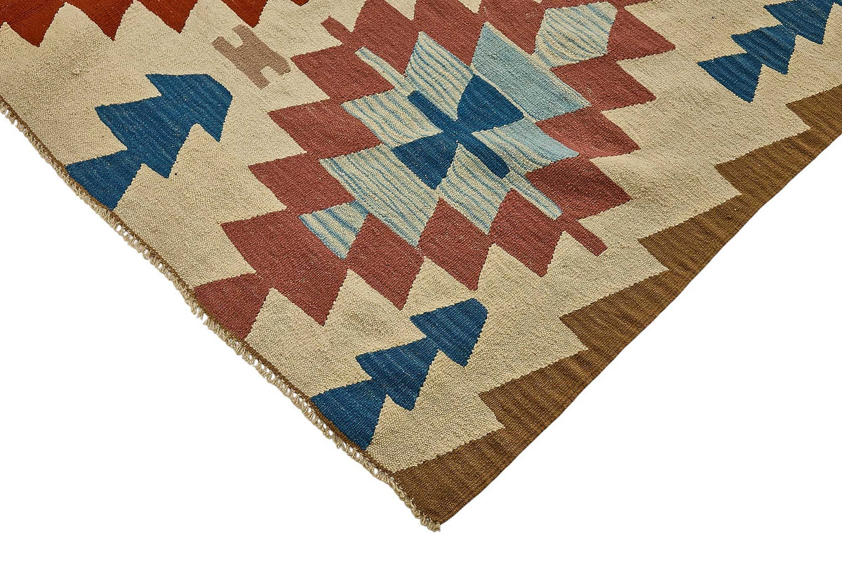 6x9 Handwoven Turkish Kilim Rug - 50634