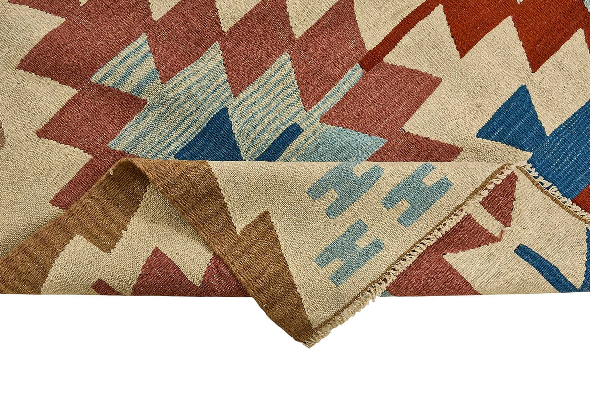 6x9 Handwoven Turkish Kilim Rug - 50634