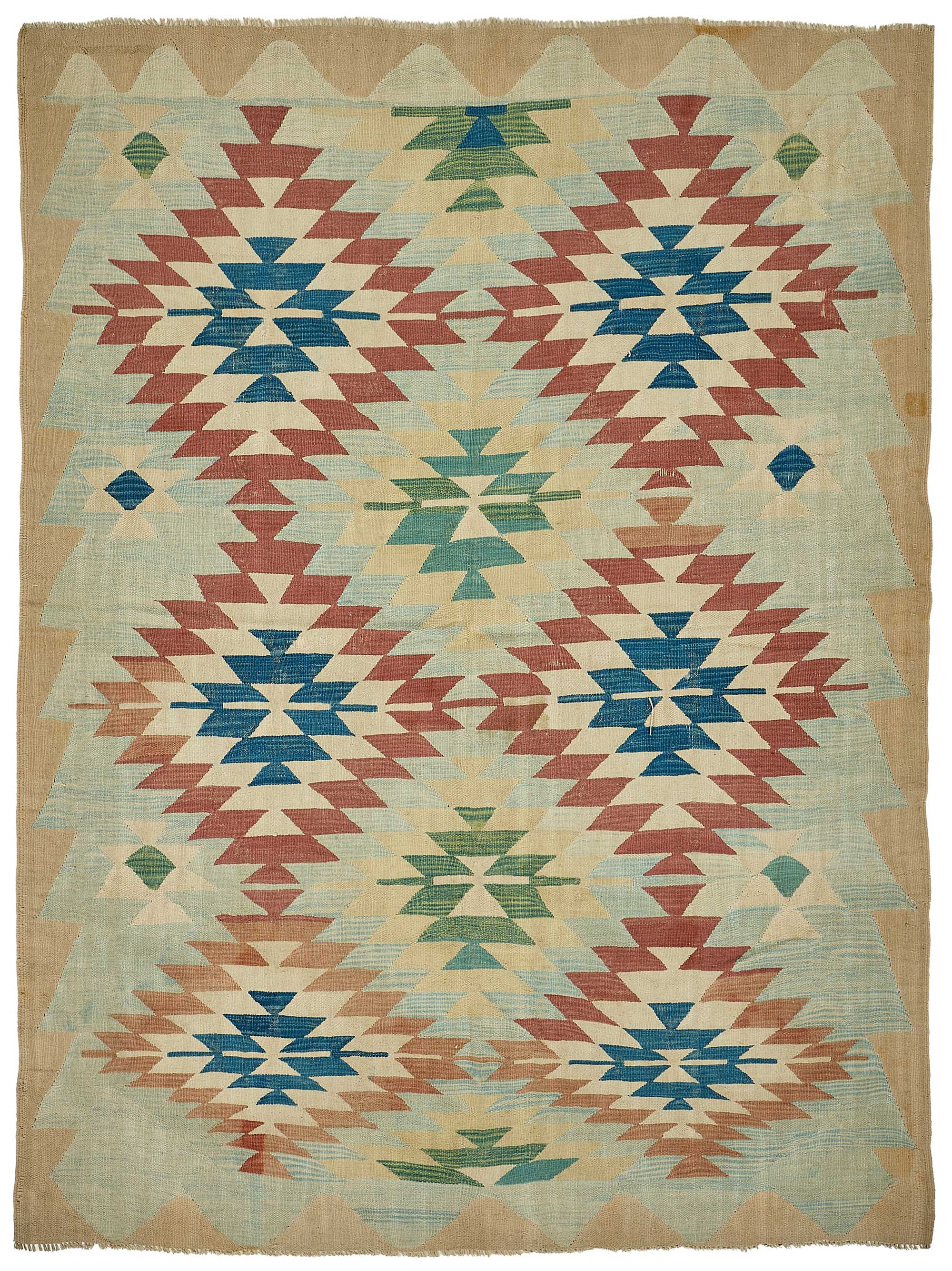 6x8 Handwoven Turkish Kilim Rug - 50635