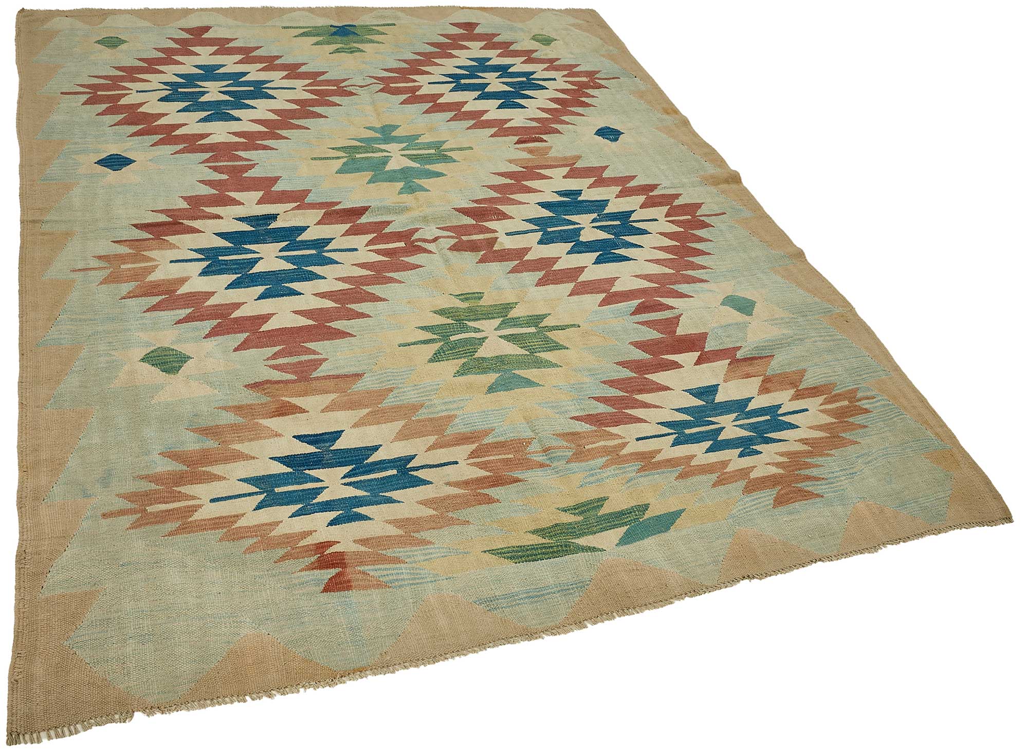 6x8 Handwoven Turkish Kilim Rug - 50635