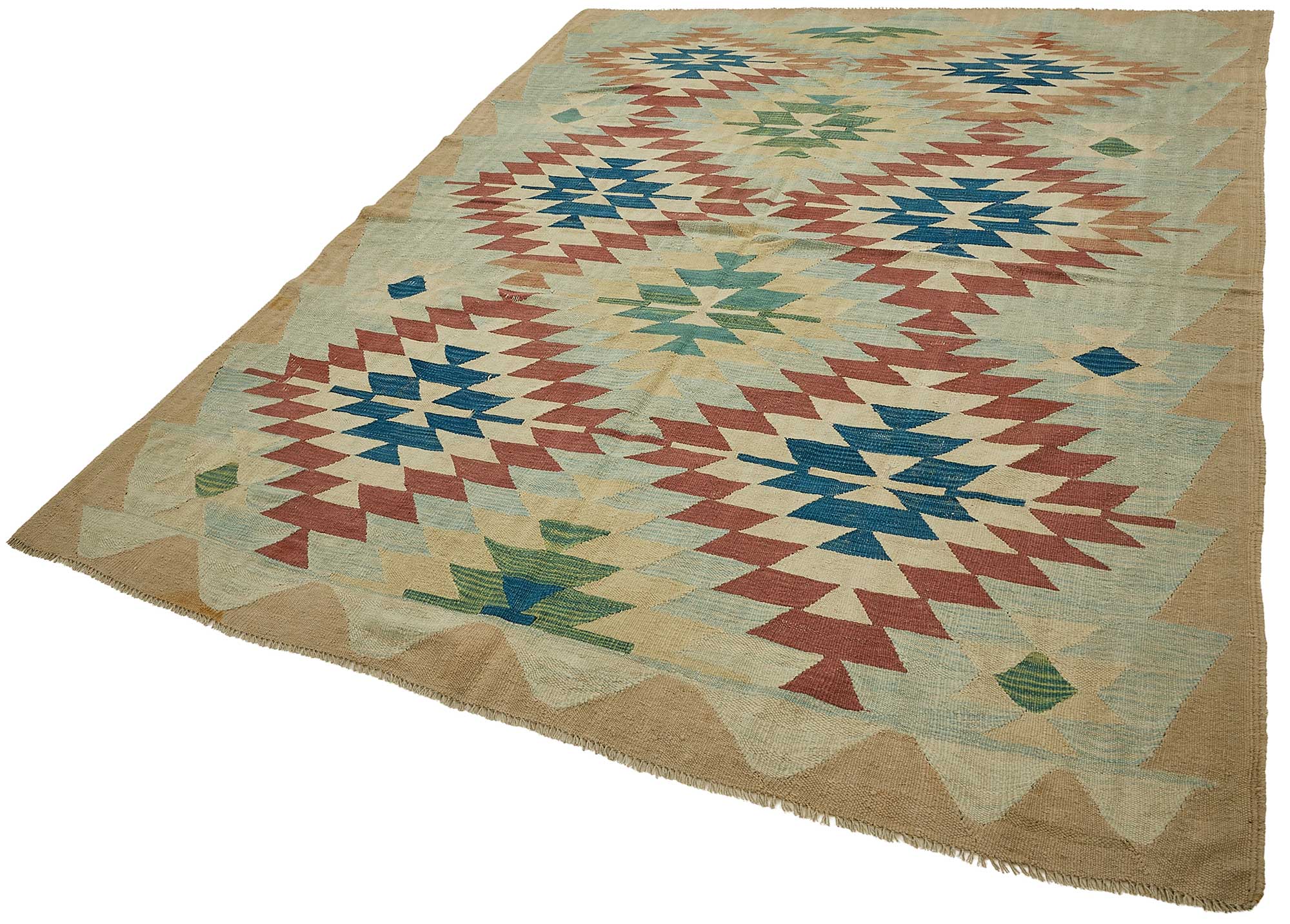 6x8 Handwoven Turkish Kilim Rug - 50635