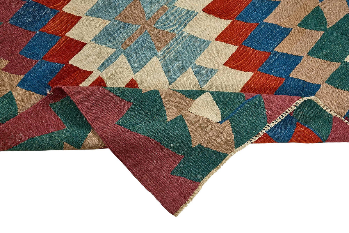 6x9 Handwoven Turkish Kilim Rug - 50637