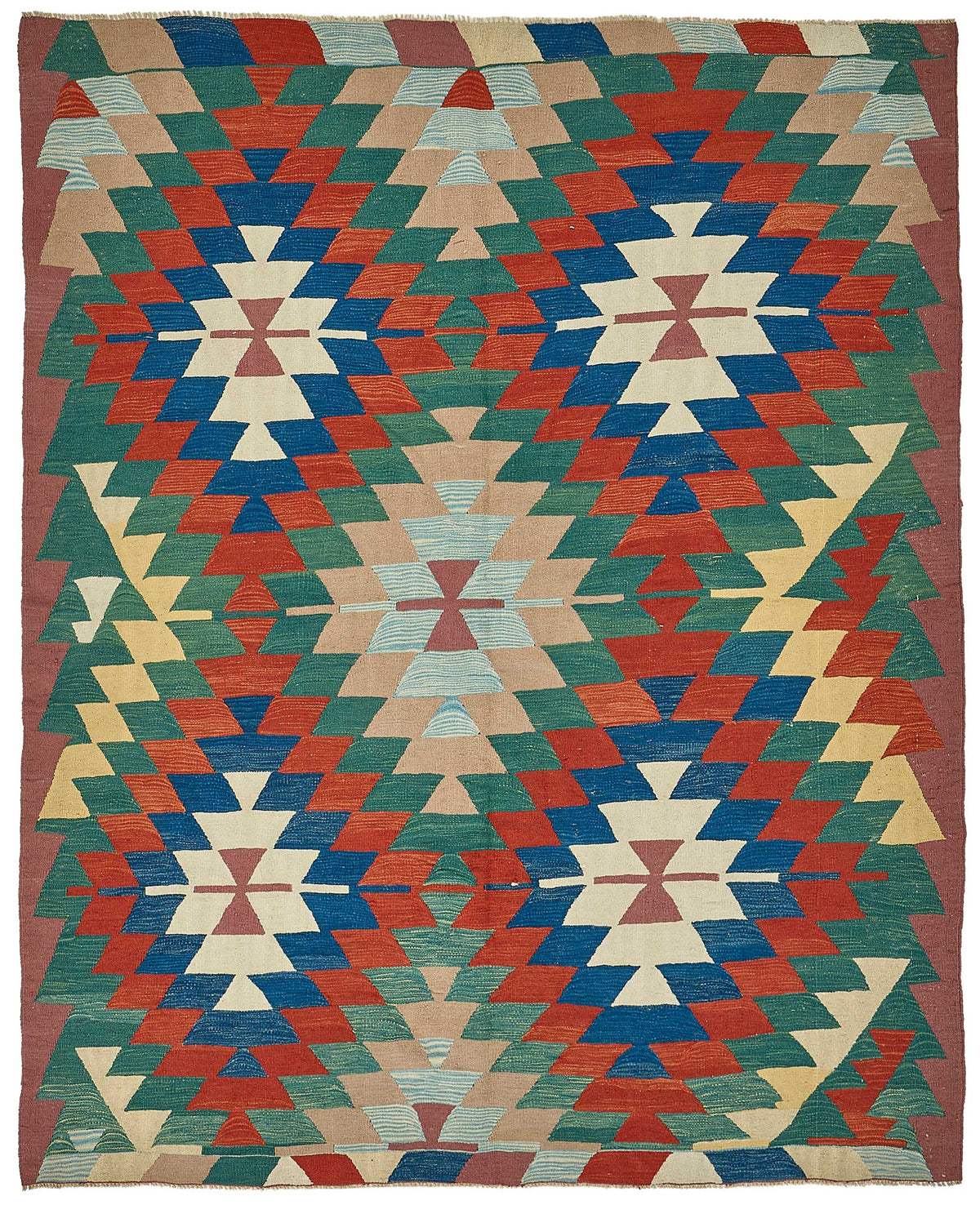 7x8 Handwoven Turkish Kilim Rug - 50638