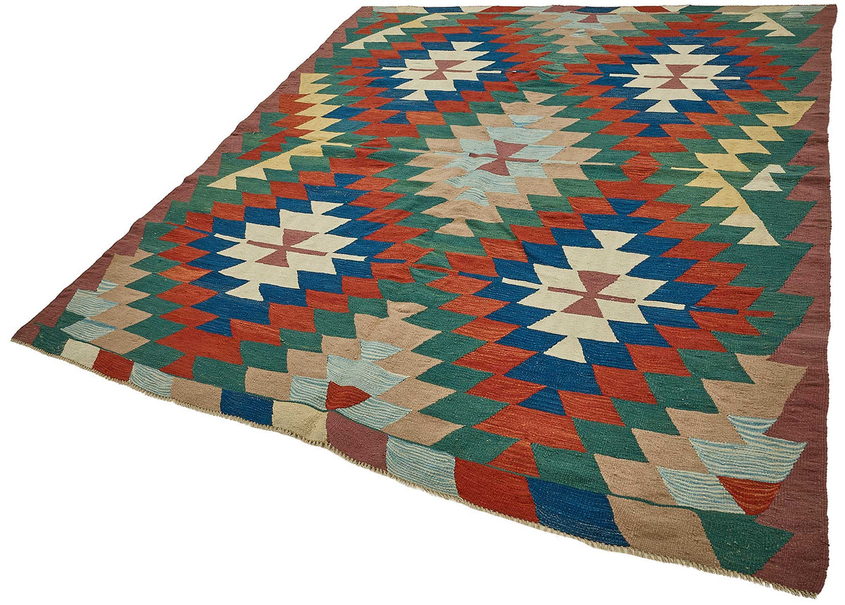 7x8 Handwoven Turkish Kilim Rug - 50638