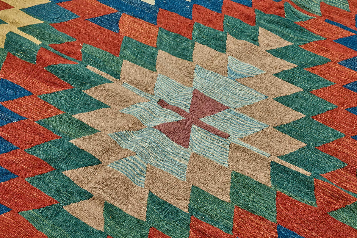 7x8 Handwoven Turkish Kilim Rug - 50638