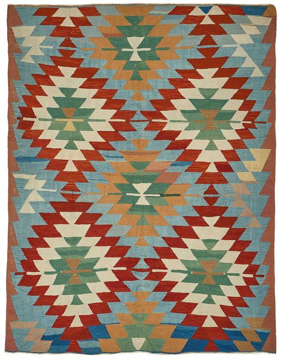 6x9 Handwoven Turkish Kilim Rug - 50639