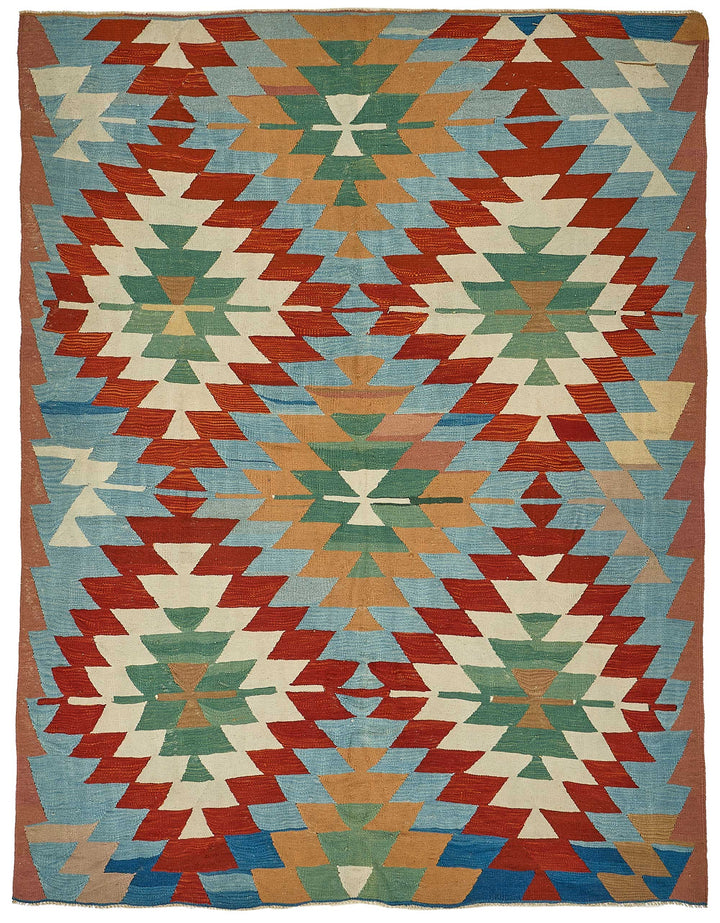 6x9 Handwoven Turkish Kilim Rug - 50639