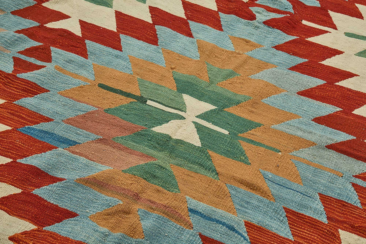 6x9 Handwoven Turkish Kilim Rug - 50639