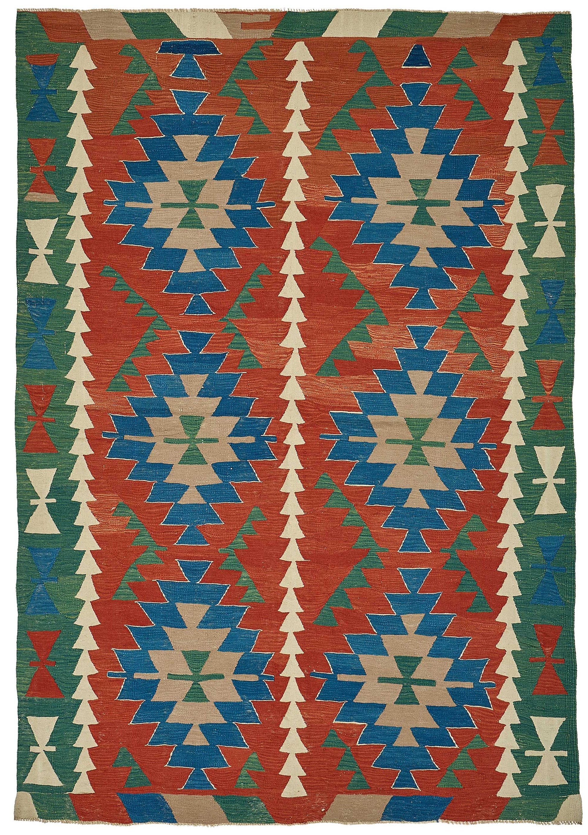 6x9 Handwoven Turkish Kilim Rug - 50640