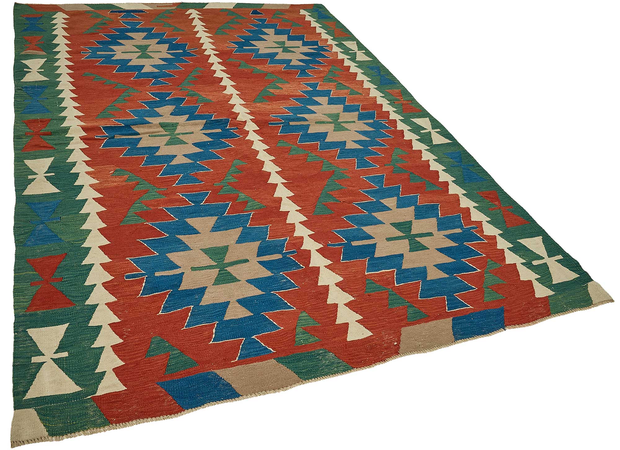 6x9 Handwoven Turkish Kilim Rug - 50640