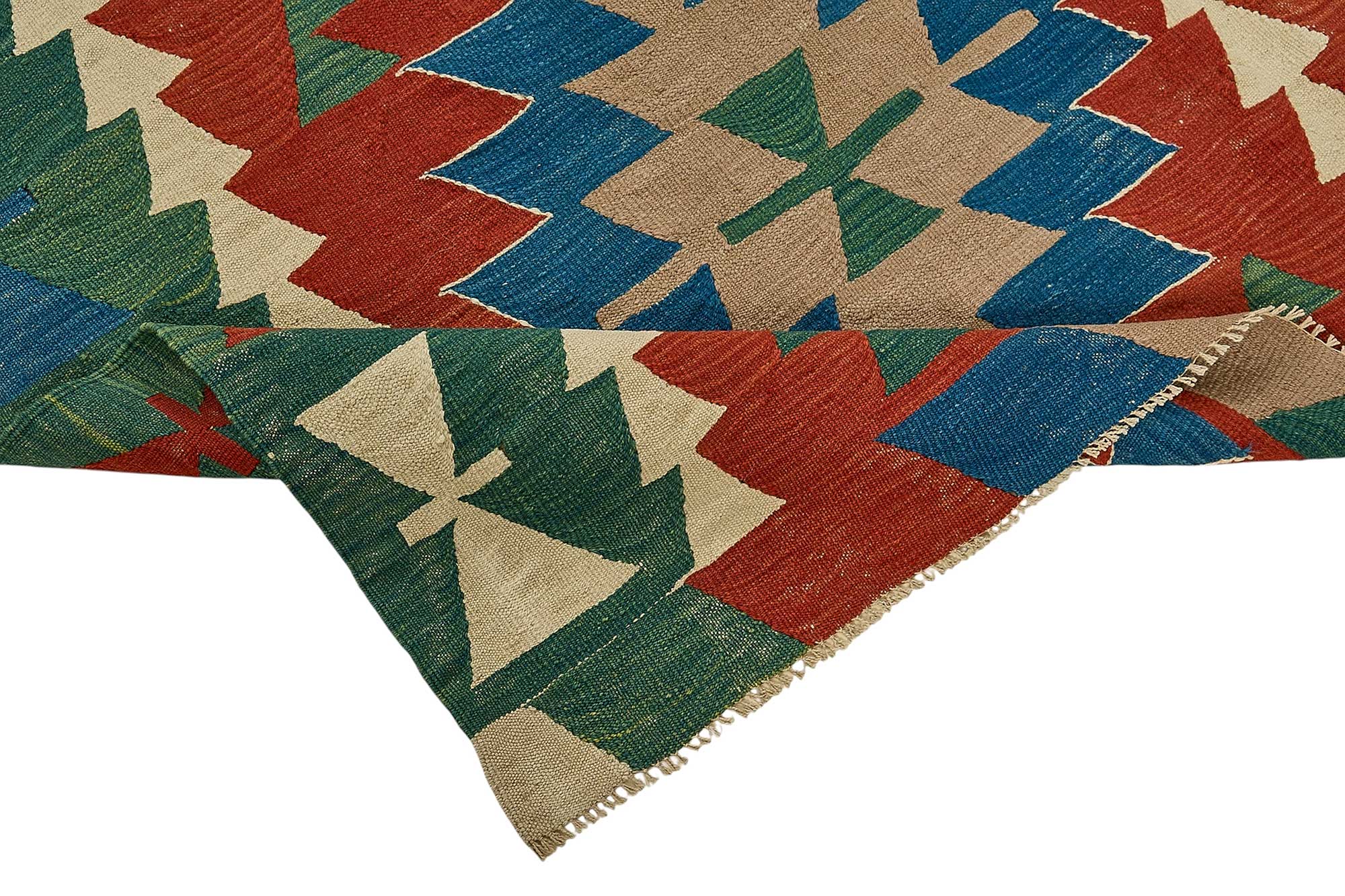 6x9 Handwoven Turkish Kilim Rug - 50640
