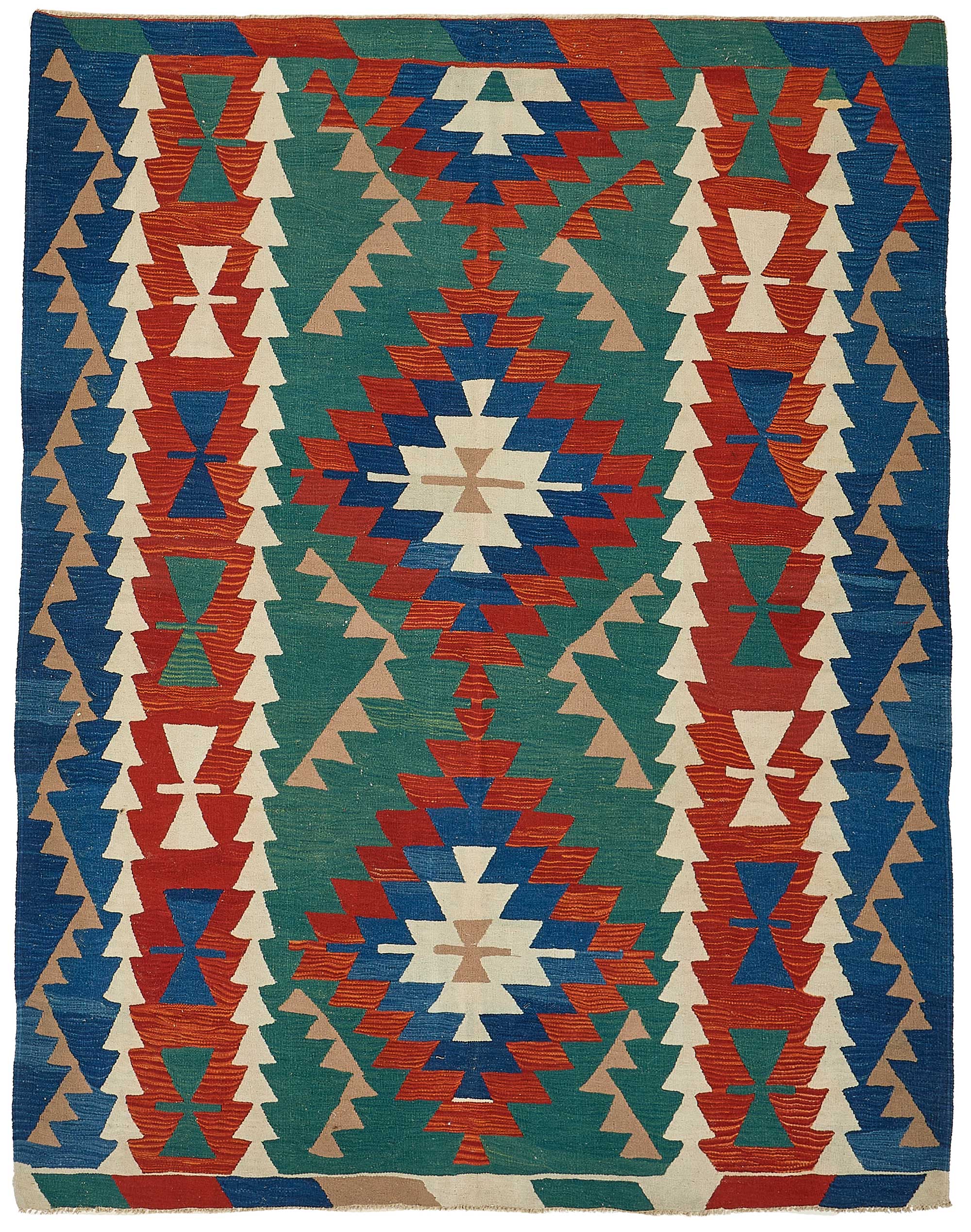 6x8 Handwoven Turkish Kilim Rug - 50641