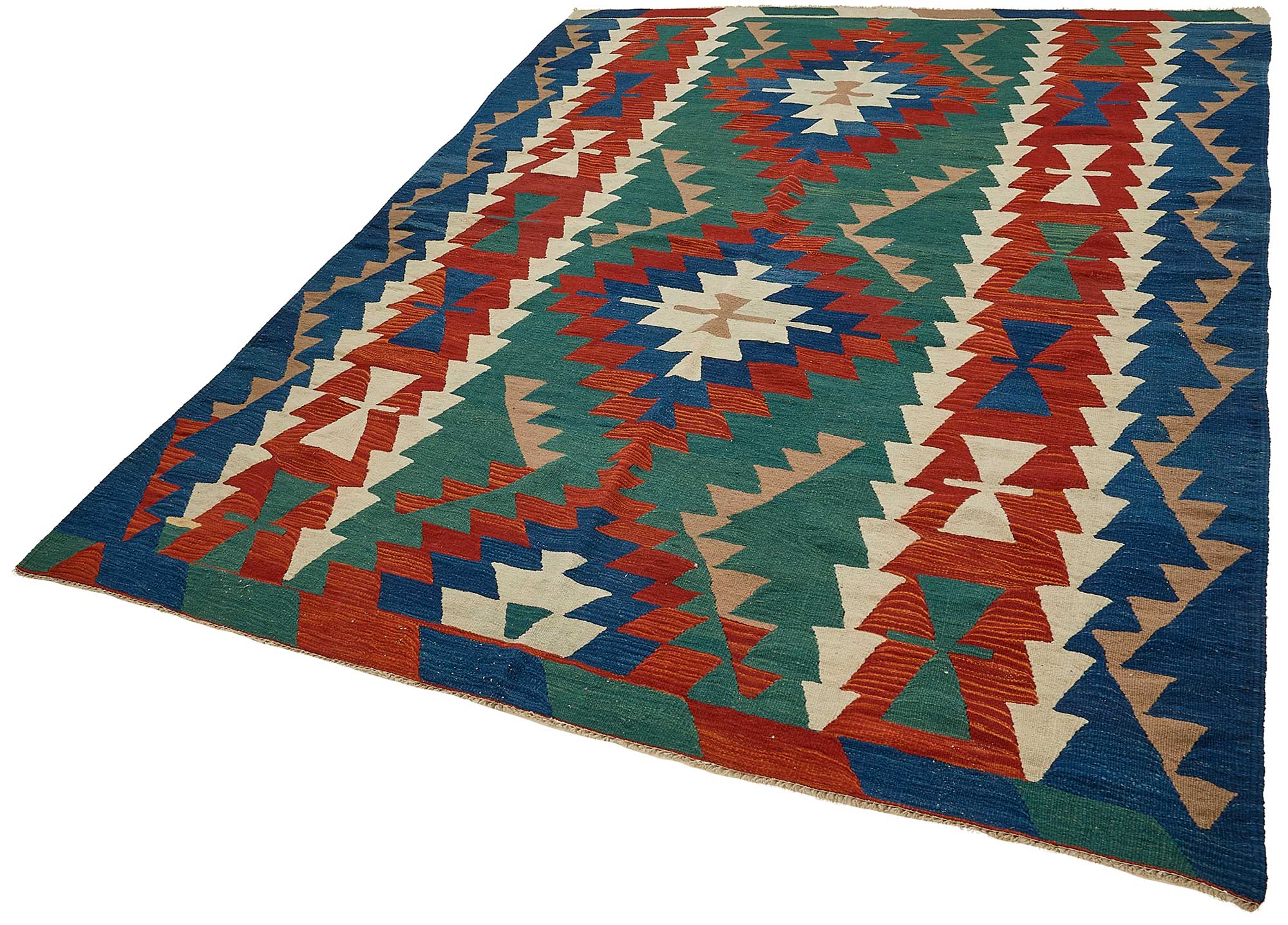 6x8 Handwoven Turkish Kilim Rug - 50641