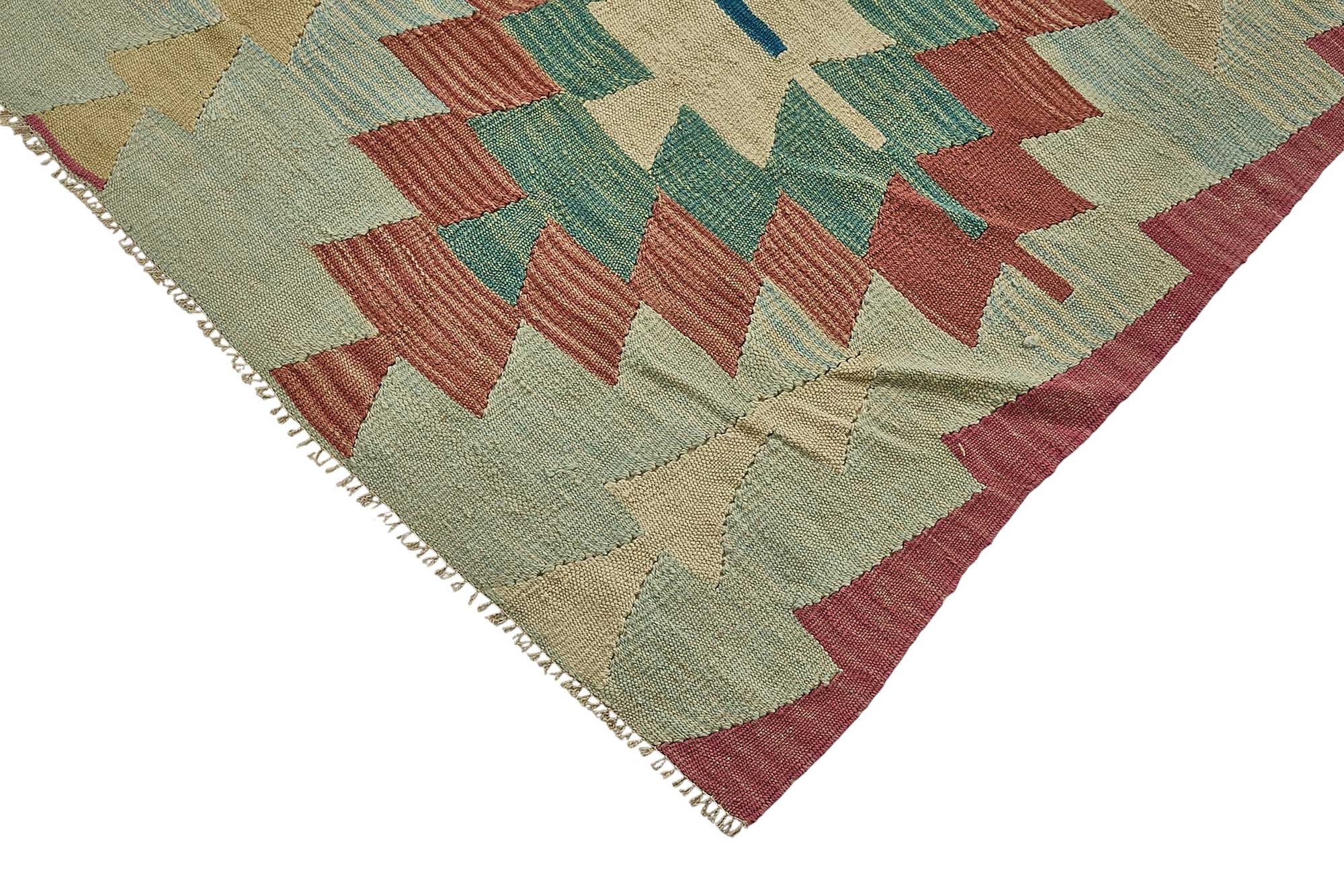 7x10 Handwoven Turkish Kilim Rug - 50642