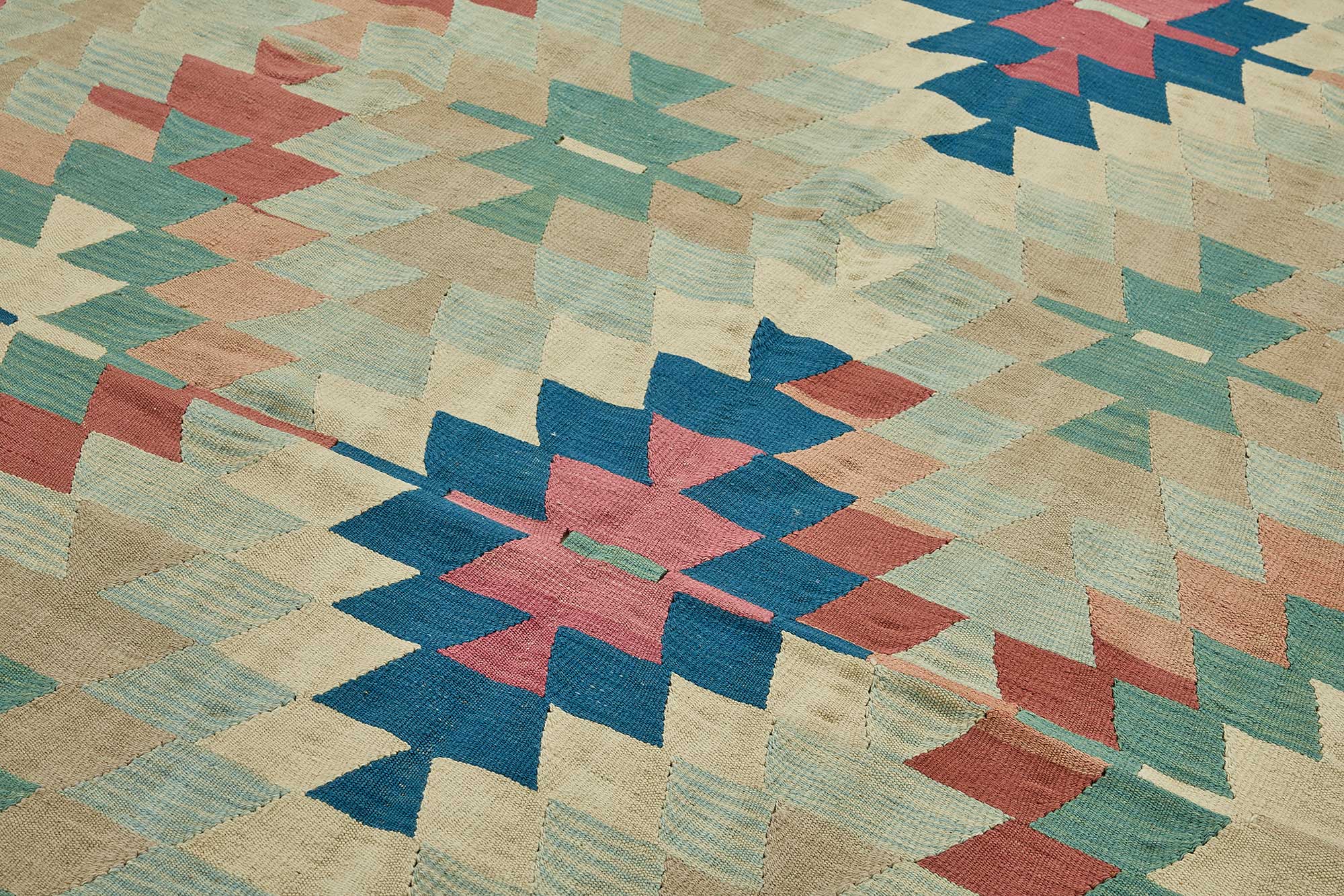 7x10 Handwoven Turkish Kilim Rug - 50642