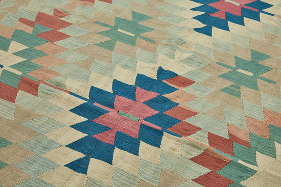 7x10 Handwoven Turkish Kilim Rug - 50642