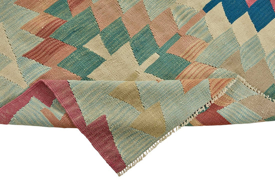 7x10 Handwoven Turkish Kilim Rug - 50642